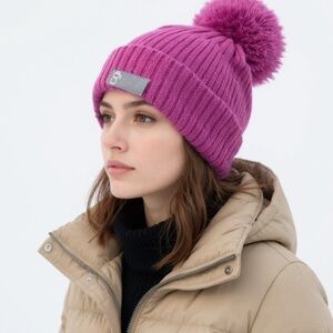 Women’s Candy Grind Purple Knit Beanie